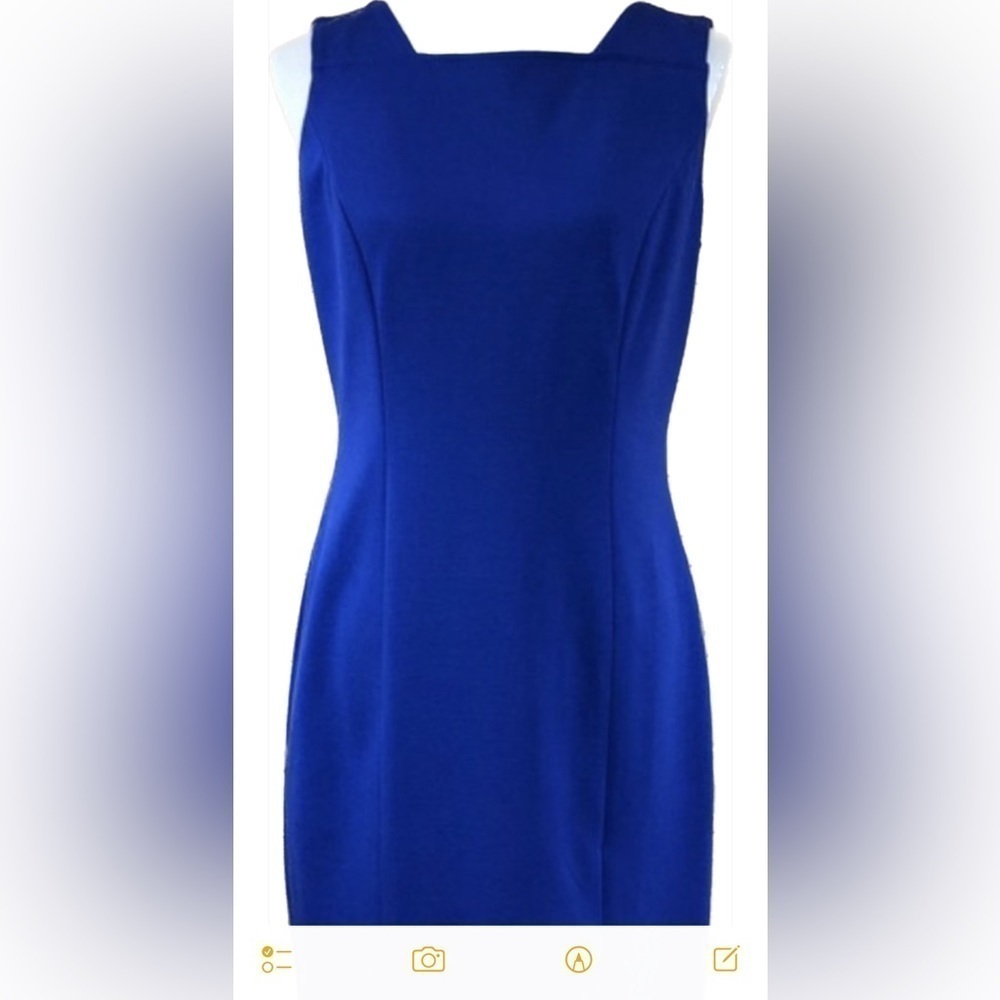 Talbots blue dress